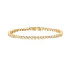 Round Bezel Lab Grown Diamond Tennis Bracelet In 14K/18K White Gold 3 Ct tw. E-F / VVS1