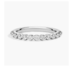 Half Eternity Band Round Cut Brilliant Lab Grown Diamond In 14K/18K Platinum Yellow Gold 2.5 Ct tw. E-F / VVS1