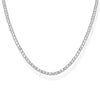 Tennis Necklace Lab Grown Diamond Tennis Chain Necklaces In 14K/18K Gold 1 Ct E-F VVS1