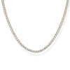Tennis Necklace Lab Grown Diamond Tennis Chain Necklaces In 14K/18K Gold 1 Ct E-F VVS1