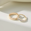 2PC His & Hers Matching Lab Grown Diamond Couple Bands In 10K/14K/18K Yellow Gold 1.5 Ct tw. E-F / VVS1