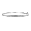 Classic Love Cuff Bangle Bracelets Lab Grown Diamond Tennis Bracelet In 14K/18K White Gold 3 Ct tw. E-F / VVS1