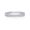 Marquise Lab Grown Diamond Tennis Bracelet In 14K/18K White Gold 3 Ct tw. E-F / VVS1