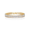 Marquise Lab Grown Diamond Tennis Bracelet In 14K/18K White Gold 3 Ct tw. E-F / VVS1