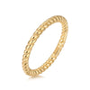 Classic Twisted  Band Sold Gold Wedding Band In 14K/18K Yellow Gold