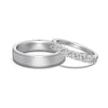 2PC His & Hers Matching Lab Grown Diamond Couple Bands In 10K/14K/18K Yellow Gold 1.5 Ct tw. E-F / VVS1