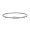 Classic Design Lab Grown Diamond 4 Prong Tennis Bracelet In 14K/18K White Gold 3 Ct tw. E-F / VVS1