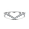 Curved Contour Lab Grown Diamond Wedding Band For Women In 14K/18K Yellow Gold 1.5 Ct tw. E-F / VVS1