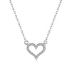 Dainty Heart Lab Grown Diamond Pendant In 14K/18K Yellow Gold 1.5 Ct tw. E-F / VVS1