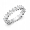 Full Eternity Band Princess Cut Brilliant Lab Grown Diamond In 14K/18K Platinum White Gold 2.5 Ct tw. E-F / VVS1