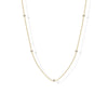 Round Lab Grown Diamond Solitaire Necklace Chain Stud Earrings In 14K/18K Yellow Gold 1.5 Ct tw. E-F / VVS1