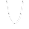 Round Lab Grown Diamond Solitaire Necklace Chain Stud Earrings In 14K/18K Yellow Gold 1.5 Ct tw. E-F / VVS1